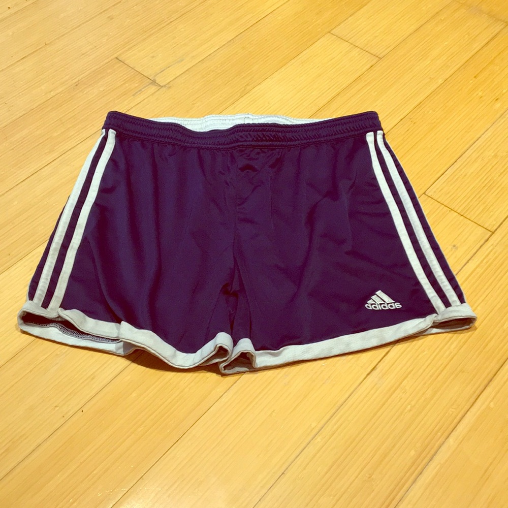 Adidas shorts navy blue women’s medium
